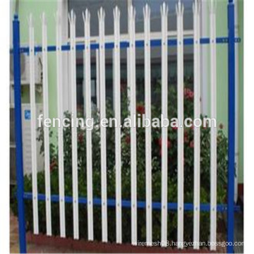 2016 Galvanized and PVC coated palisade fence used for villadom (factory)